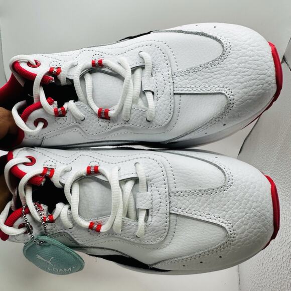 Size 8 - Puma 370282-03 Women’s Cilia Lux Up Sneakers Shoes Casual White Red - Picture 5 of 7